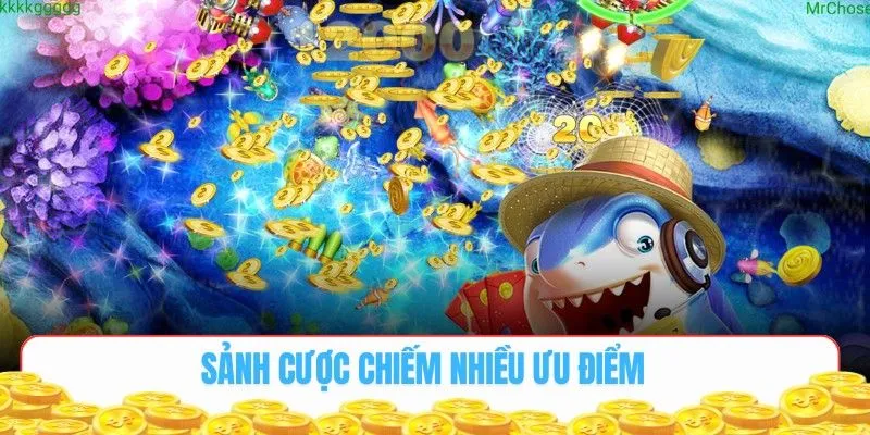 Sảnh Bắn cá online Bk8 có nhiều ưu điểm